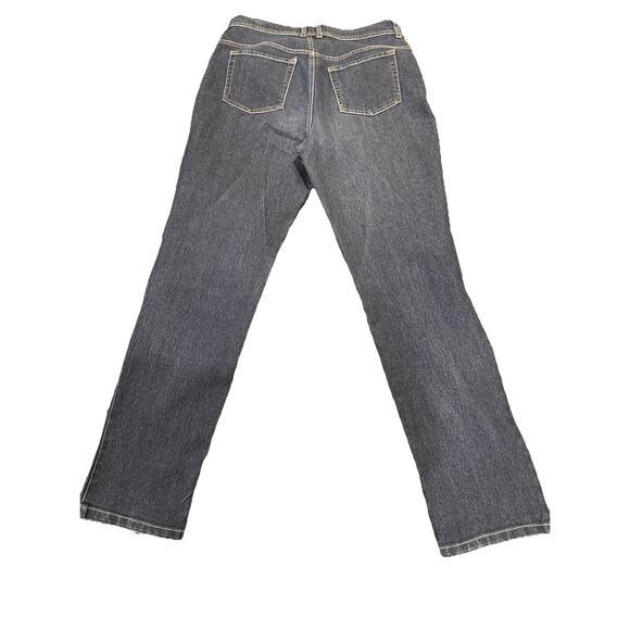 Gloria Vanderbilt-Amanda Womens Jeans-Straight Leg Dark Wash-Size 10 Average - Picture 9 of 13